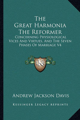 Book cover for The Great Harmonia the Reformer