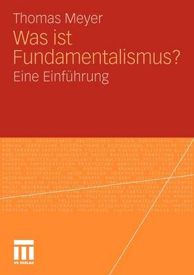 Book cover for Was Ist Fundamentalismus?