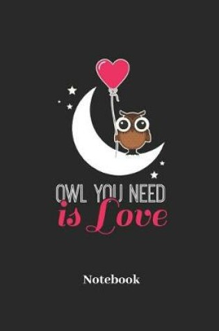 Cover of Owl You Need Is Love Notebook