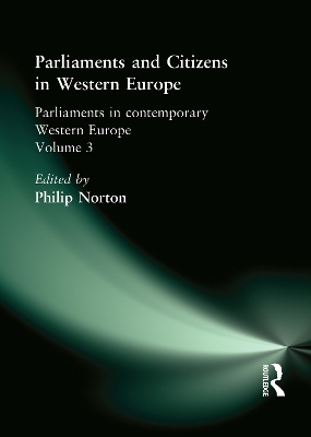 Cover of Parliaments and Citizens in Western Europe