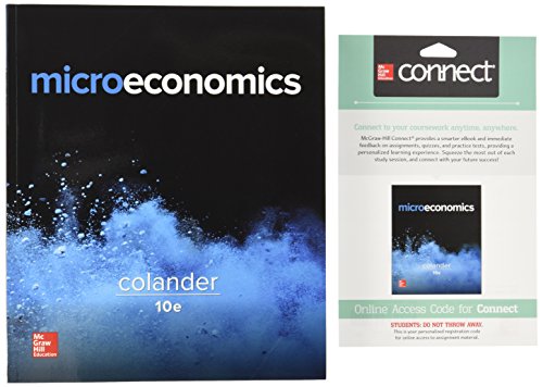 Book cover for Microeconomics with Connect