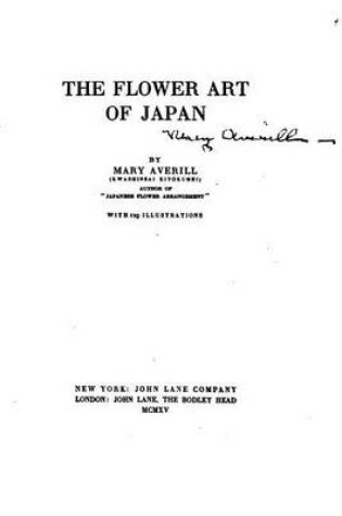 Cover of The flower art of Japan