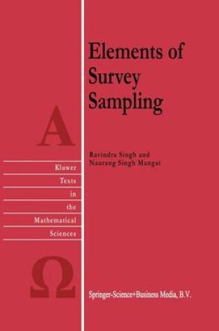 Cover of Elements of Survey Sampling