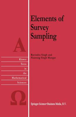 Cover of Elements of Survey Sampling