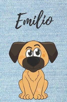 Book cover for Emilio Notizbuch Hunde / Malbuch / Tagebuch DIN A5