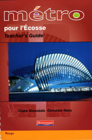Cover of Metro pour L'Ecosse Rouge Teachers Guide