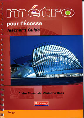 Book cover for Metro pour L'Ecosse Rouge Teachers Guide