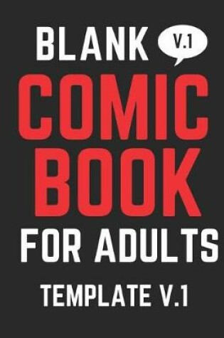 Cover of Blank Comic Book for Adults V.1
