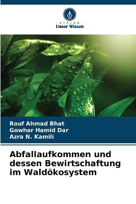 Book cover for Abfallaufkommen und dessen Bewirtschaftung im Waldökosystem