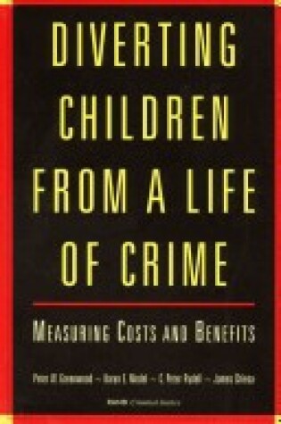 Cover of Diverting Children from a Life of Crime
