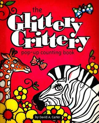 Book cover for The Glittery Crittery Pop-Up Counting Book
