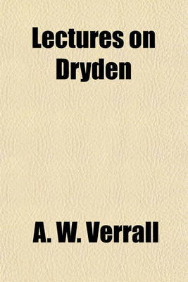 Book cover for Lectures on Dryden