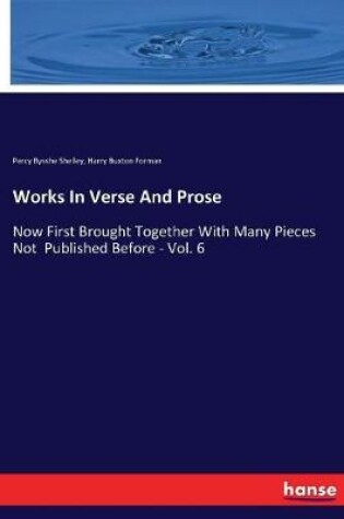 Cover of Works In Verse And Prose