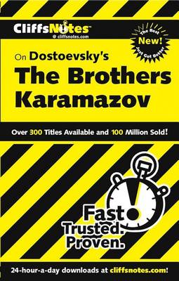 Book cover for Cliffsnotes on Dostoevsky's the Brothers Karamazov, Revised Edition