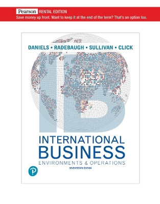 Book cover for International Business [RENTAL EDITION]