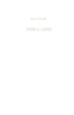 Book cover for Shon Il Ladro