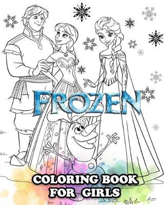 Book cover for Frozen Coloring Book for Girls