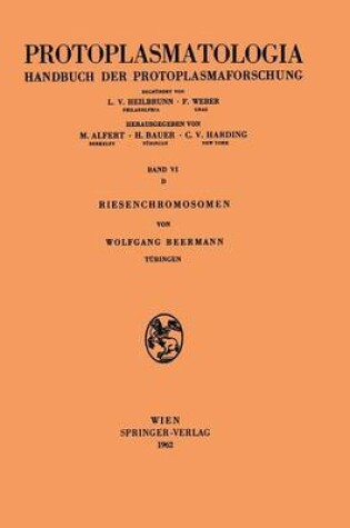 Cover of Riesenchromosomen