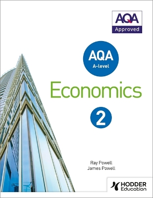 Book cover for AQA A-level Economics Book 2