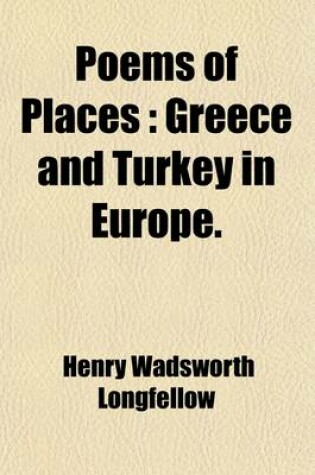 Cover of Greece and Turkey in Europe Volume 19