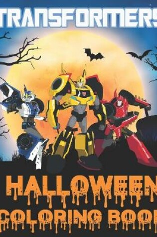 Cover of Transformers Halloween Coloring Book