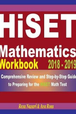 Cover of Hiset Mathematics Workbook 2018 - 2019
