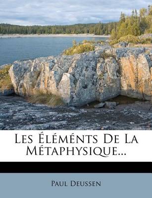 Book cover for Les Elements de la Metaphysique...