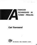 Book cover for Advanced Techniques in Turbo PROLOG