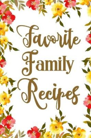 Cover of Favorite Family Recipes