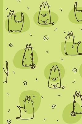 Book cover for Busy Cat Doing Yoga - Green