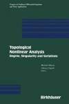 Book cover for Topological Nonlinear Analysis