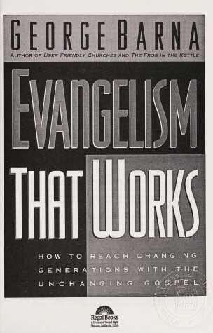 Book cover for Envangelism That Works