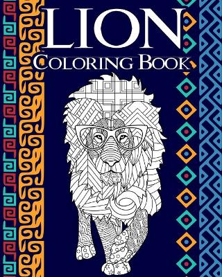 Book cover for Lion Coloring Book