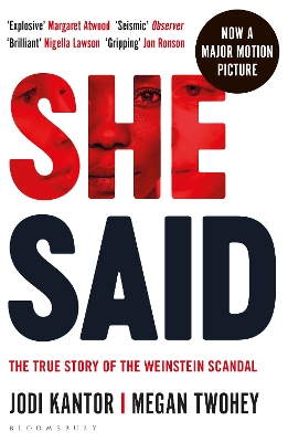 Book cover for She Said