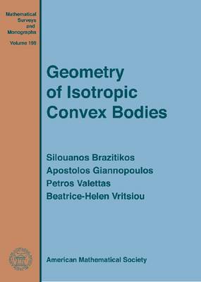 Book cover for Geometry of Isotropic Convex Bodies