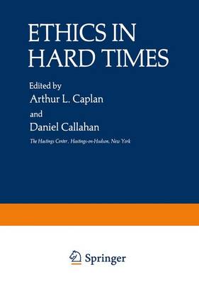 Cover of Ethics in Hard Times