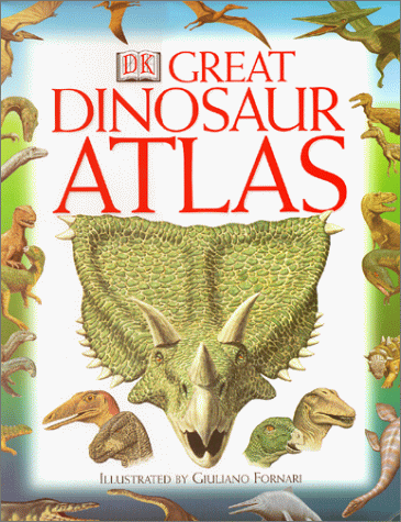 Book cover for DK Great Dinosaur Atlas