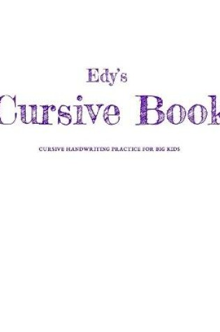 Cover of Edy's Cursive Book