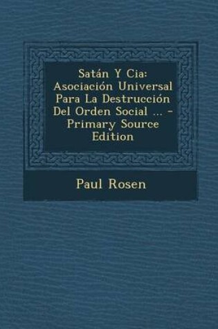 Cover of Satan Y Cia