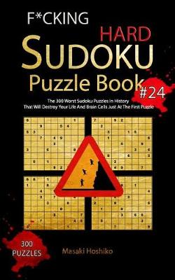 Book cover for F*cking Hard Sudoku Puzzle Book #24