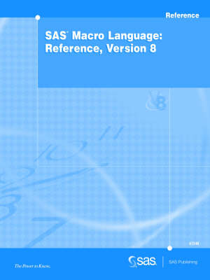 Book cover for SAS(R) Macro Language