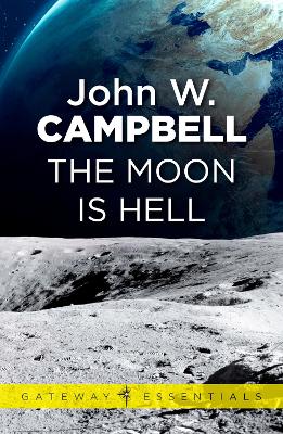 Book cover for The Moon is Hell