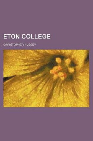 Cover of Eton College