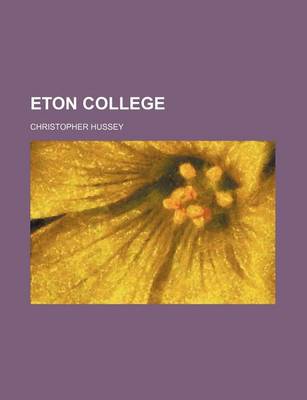 Book cover for Eton College