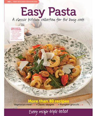 Book cover for Mb Test Kitchen Favourites: Easy Pasta