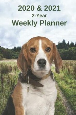 Cover of 2020 & 2021 Weekly Planner - Two Year Appointment Book Gift - Two-Year Agenda Notebook For Beagle Owners