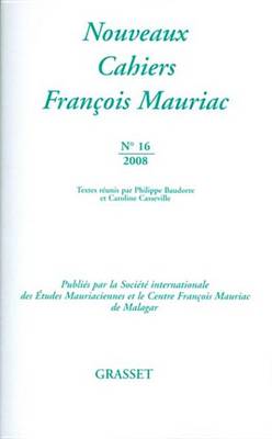 Book cover for Nouveaux Cahiers Francois Mauriac N16