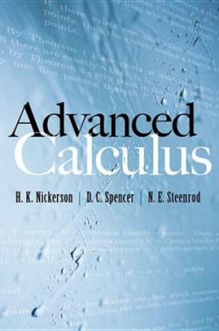 Cover of Advanced Calculus