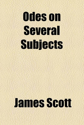 Book cover for Odes on Several Subjects