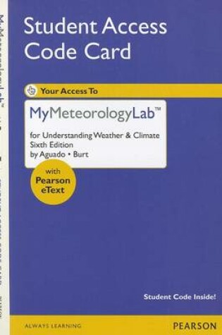 Cover of Understanding Weather & Climate Student Access Code Card